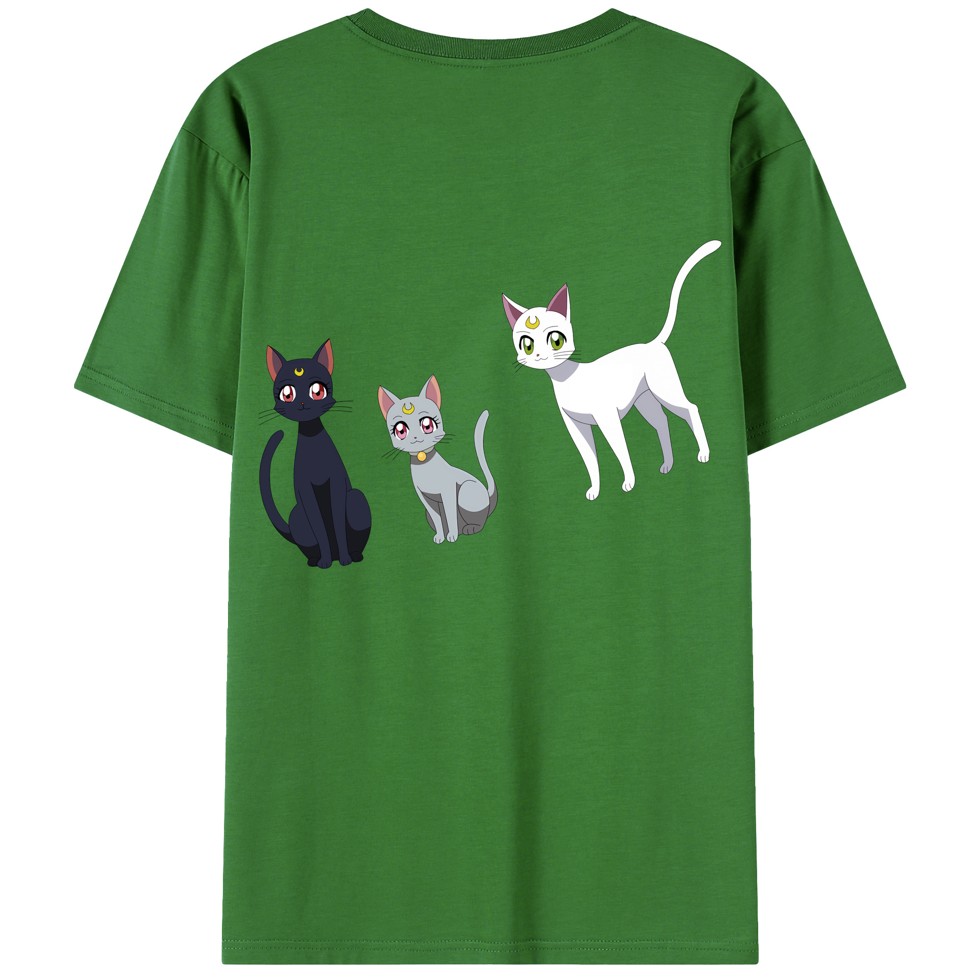 （画像用） 美少女戦士セーラームーン Sailor Moon レディース半袖Tシャツ(バックプリント)